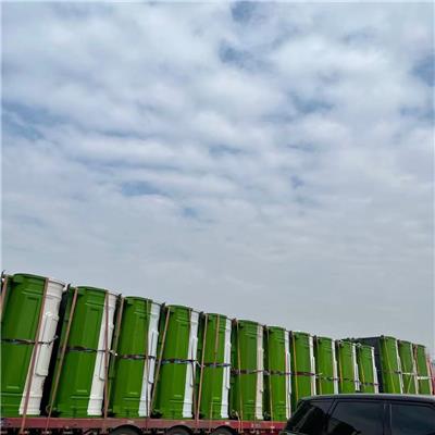 乌鲁木齐挂车垃圾箱生产厂家 铁质垃圾箱 坚固耐用