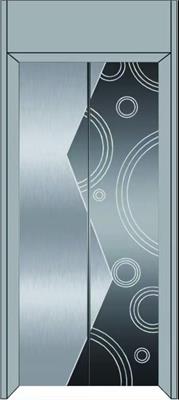 304不锈钢镜面电梯装饰门板 高定款酒店蚀刻板别墅电梯门板