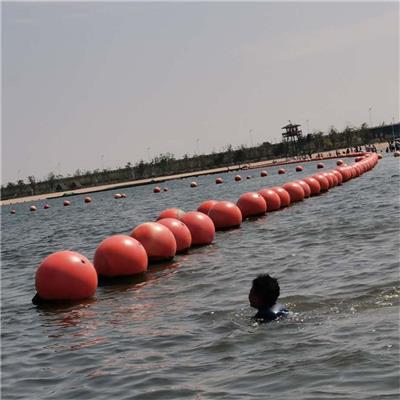 聚乙烯材质实心浮球海域分区警示拦截阻断浮体
