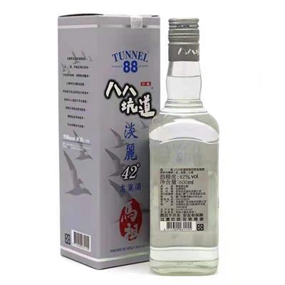 马祖酒厂TUNNEL88中国台湾八八坑道42度淡丽高粱酒