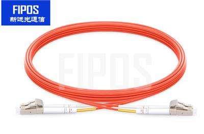 1m LC/UPC-LC/UPC双工多模OM1光纤跳线-2.0mm PVC/LSZH