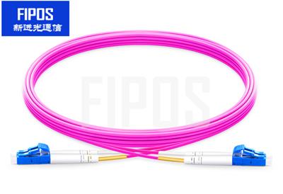 1M LC/UPC-LC/UPC万兆双工多模OM4光纤跳线-2.0mm PVC/LSZH