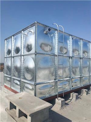 镀锌钢板水箱成品及材料日常储存定制可安装给予指导