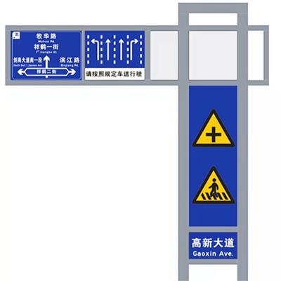 交通监控杆 道路单立柱 热镀锌标志杆 路灯杆 全国供应