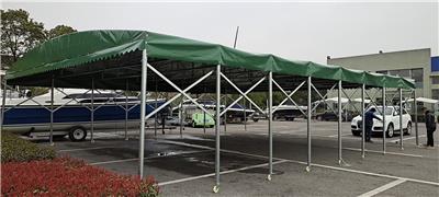 推拉棚移动大型仓库推拉篷伸缩雨棚遮阳移动帐篷