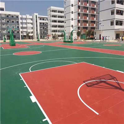 柳州三江丙稀酸硅PU材料_SY丙稀酸篮球场施工标准
