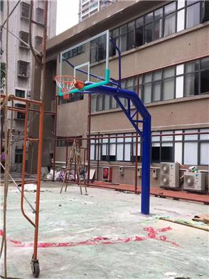 深圳篮球架上门安装圆管固定式篮球架儿童升降篮球架方管固定式篮球架地埋式篮球架安装