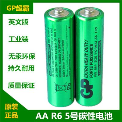 GP**霸GP**霸AA R6 5号碳性电池 电子锁遥控器电池