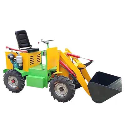 山东泰诺小型装载机铲车农用抓木机价格矿井用滑移装载机优点