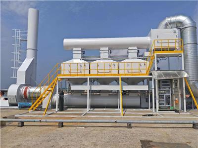 工业催化燃烧炉 20000风量橡胶废气处理催化燃烧设备 rco催化燃烧