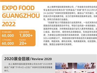 2022廣州世界食品展覽會