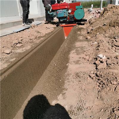 混凝土排水渠成型水渠开挖成型机边坡滑模机表面光滑