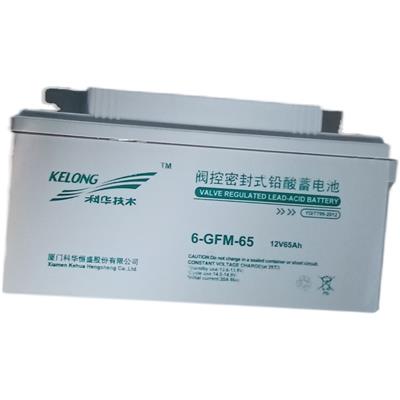 江西科华蓄电池6-GFM12V65an/免维护UPS不间电源/直流屏蓄电池