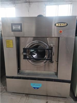 转让工业洗衣机全自动水洗机烘干机烫平机大型水洗设备