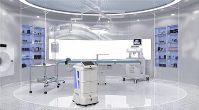 新正源小靈醫院配送機器人自主乘坐電梯
