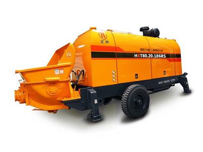 汇杰混凝土输送泵、柴油机混凝土拖泵 HBT80.20.186RS