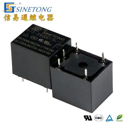 厂家直购信易通T73小型转换10A正方形973-24VDC-SL-C功率继电器