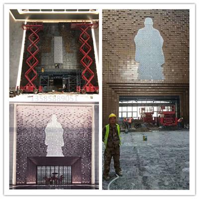黑龙江博物馆入口外墙孟子雕塑 人物雕塑制作工厂