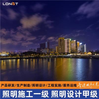 克拉玛依景区夜景亮化工程-商业泛光照明工程 照明一级