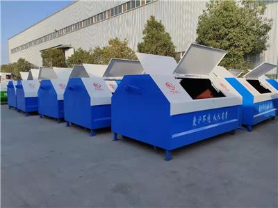 忻州农贸市场垃圾箱 铁皮建筑垃圾箱定制