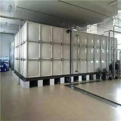 可定制组合式消防水箱 方形玻璃钢水箱生产商