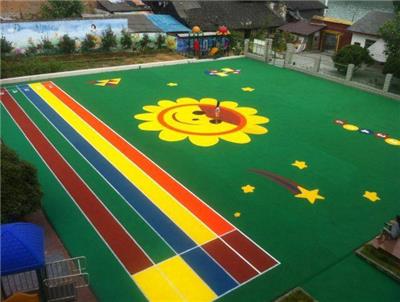 大连专业幼儿园塑胶地面,环保EPDM塑胶跑道,彩色防滑地面