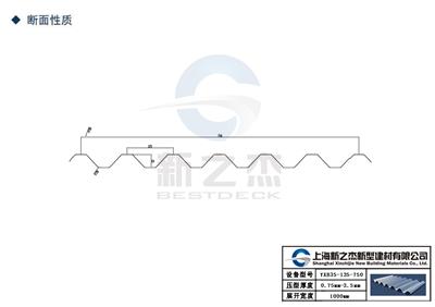 上海新之杰YXB35-125-750壓型鋼板加工廠家