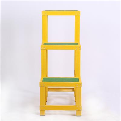 移动式绝缘高低凳 玻璃钢高低凳型号 两层玻璃钢凳子尺寸