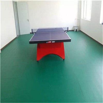 乒乓球pvc地板 贵阳运动塑胶地板施工