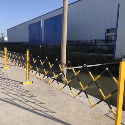 伸缩护栏尺寸 绝缘伸缩护栏 智科 工厂定做 4米伸缩折叠护栏