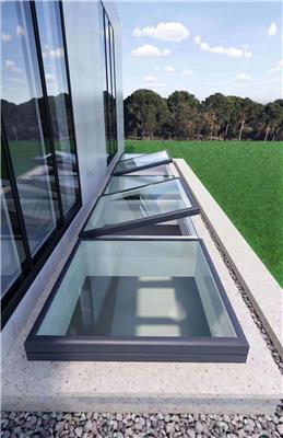 玻璃采光井 全铝阳光房 电动天窗安装 房顶阁楼斜屋顶天窗