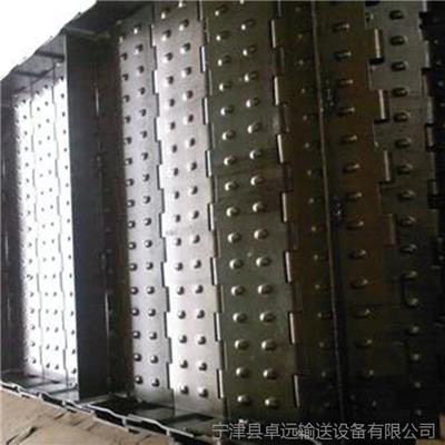 排屑机链板工业铁屑用刮板输送机板链非标定制