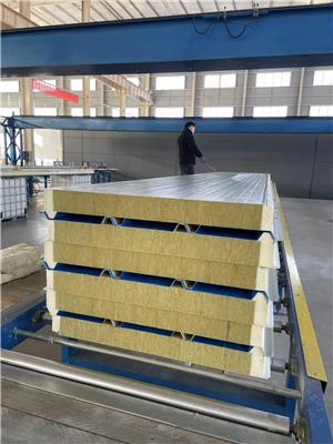 江苏恒海钢结构工程有限公司-7.5公分岩棉夹芯板-复合板