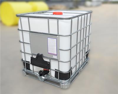 上海IBC包装桶1000L价格/白色方形化工桶/1吨堆码桶