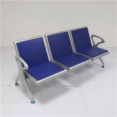 太原不锈钢三角椅三位机场椅银行车站公共连排椅 医院等候椅