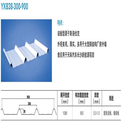 蚌埠YX35-280-840彩钢 镀铝锌板 可零售批发