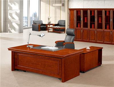 西安办公桌|实木大班台|油漆老板桌|中式办公台批发厂家