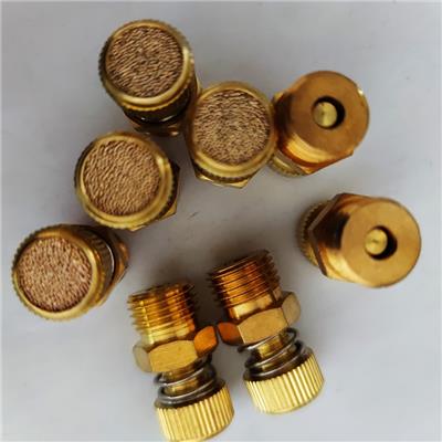 全铜PSS-2分弹簧节流阀 气压流量调节阀 节流消声器 可调弹簧节流消音