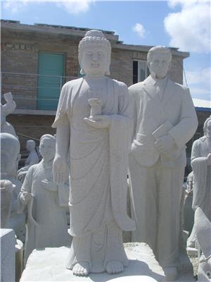 惠安石雕厂家直销 花岗岩寺庙雕刻如来佛祖像摆件