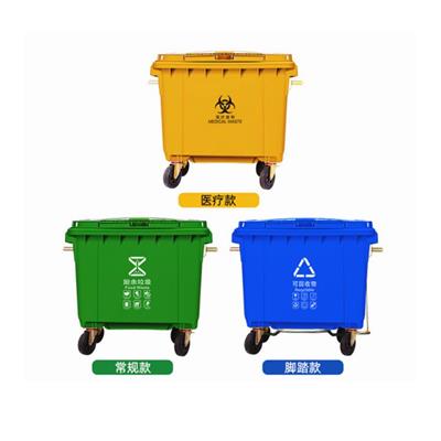 新标可挂车垃圾桶 荆州塑料垃圾桶生产厂家