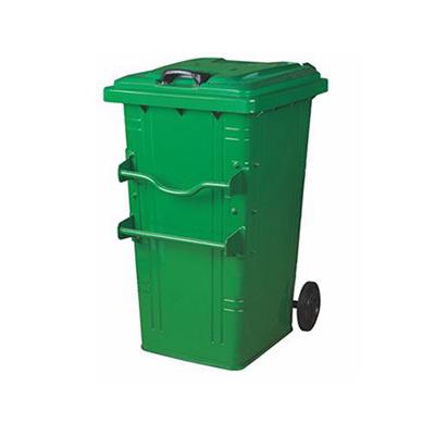 翻盖环卫镀锌铁板垃圾桶 巢湖铁质环卫垃圾桶 分类加厚垃圾桶