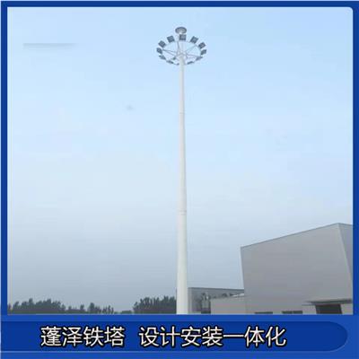 蓬泽生产 升降式高杆灯 道路照明灯杆 16.5米 15米 质量好 价格优惠