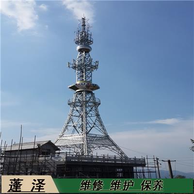 42米单管信号塔报价 蓬泽可定制 钢管通讯塔 质量可靠
