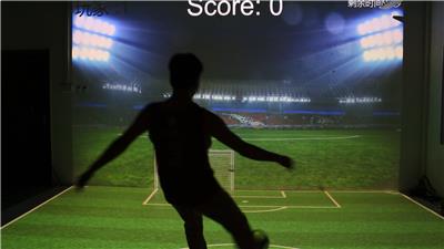 互动投影虚拟足球互动足球足球场地投影智慧足球