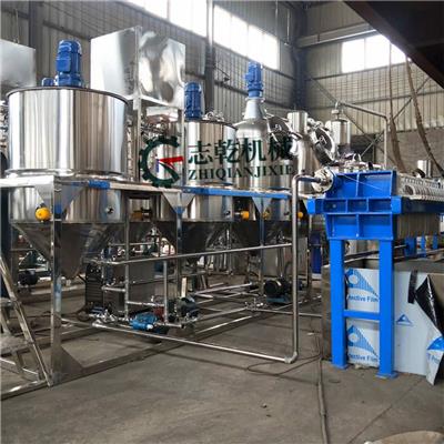 紫苏油加工设备 文冠果油精炼设备 小型榨油厂精炼设备生产厂家