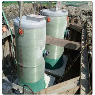 一体化预制泵站地埋式雨水收集提升设备玻璃钢截污井自动远程控制