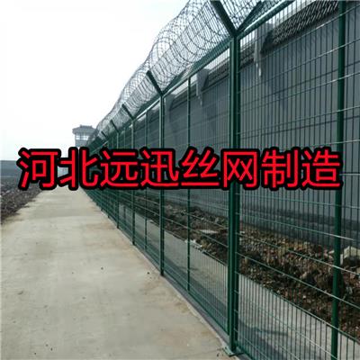 监狱护栏网 钢墙护栏 监狱防护刺绳网 监狱放攀爬防御网Y型柱护栏