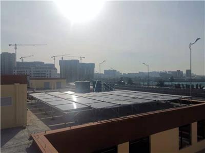 青岛胶州发制品工业生产用太阳能热水工程