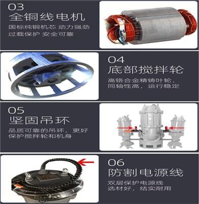 厂家直销 抗热 80PSQ50-10-10-3潜水泥沙泵 高铬合金 应用于厂、电厂、化工