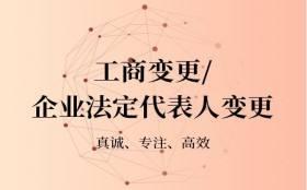 天津西青区小规模公司变更股东变更法人申请